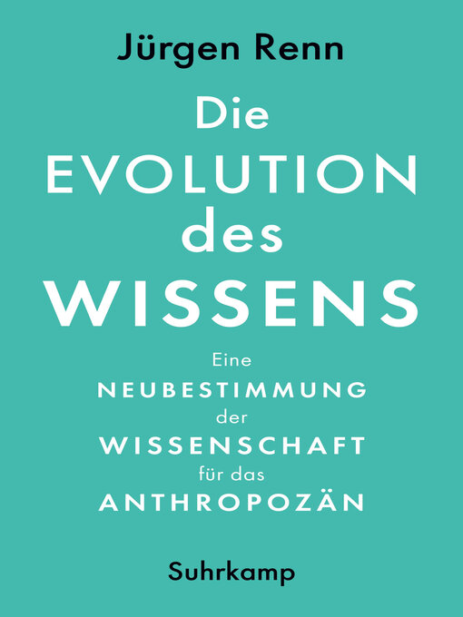 Title details for Die Evolution des Wissens by Jürgen Renn - Available